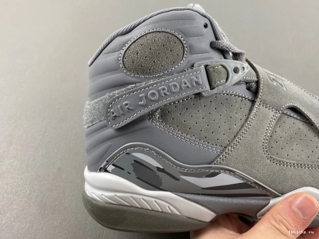 Rep TB Retro 8 Cool Grey Jordan 305381-014 0818